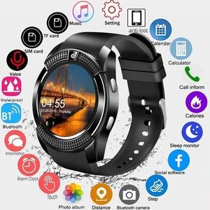 Smartwatch Touch Screen Wrist Watch with Camera
